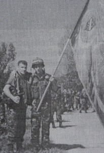 Borci 7. muslimanske brigade u oslobođenoj Vozući